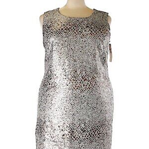 DKNY Sleeveless Sequin Dress